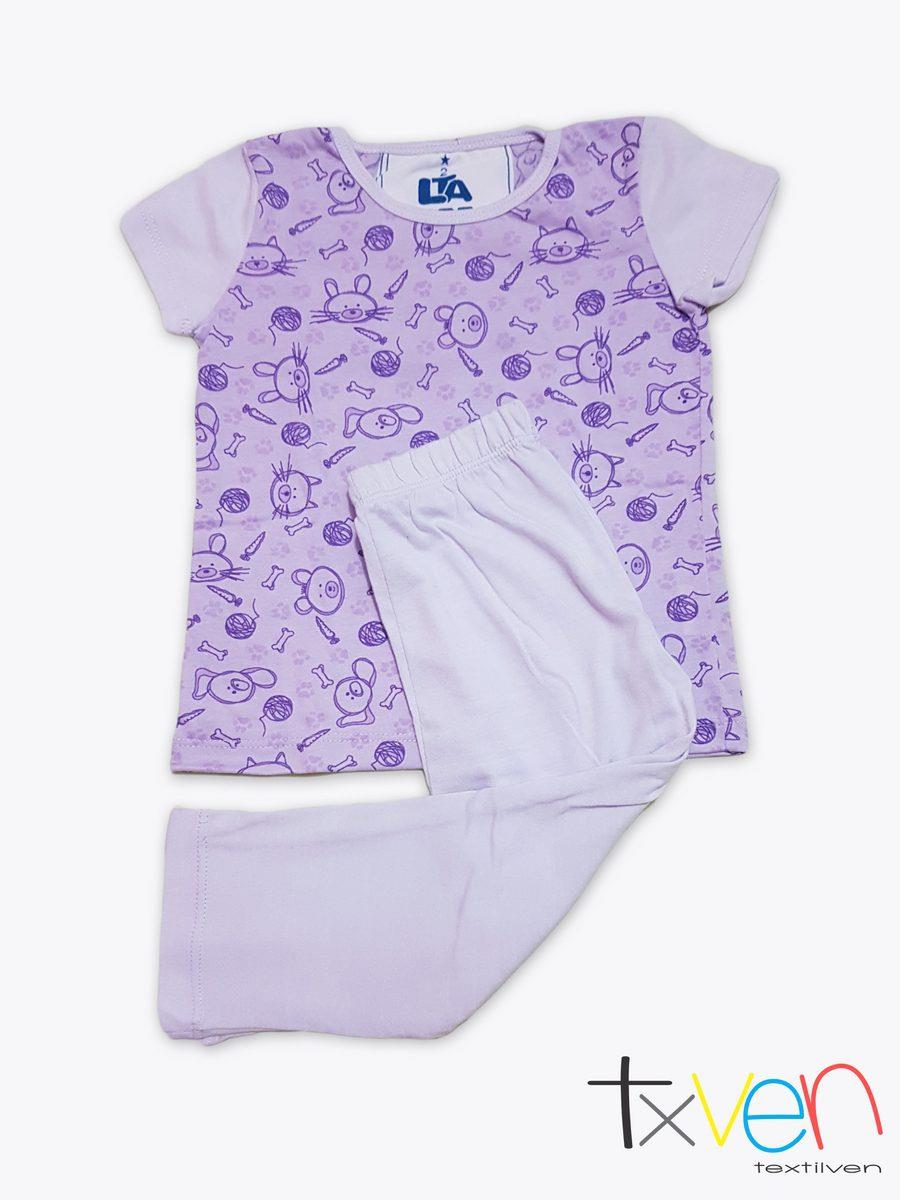 Pijama niña M/C