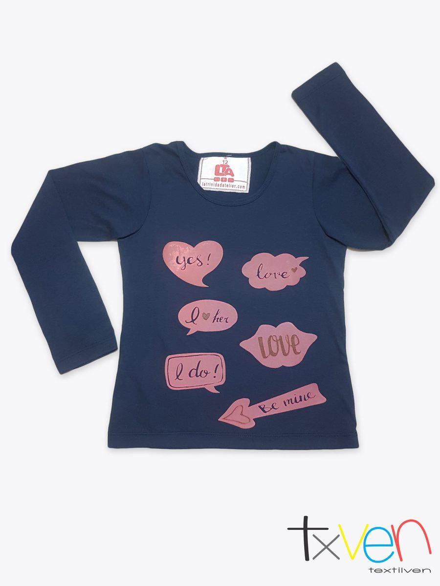 Franela niña M/L
